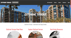 Desktop Screenshot of cityfrontterracesd.com